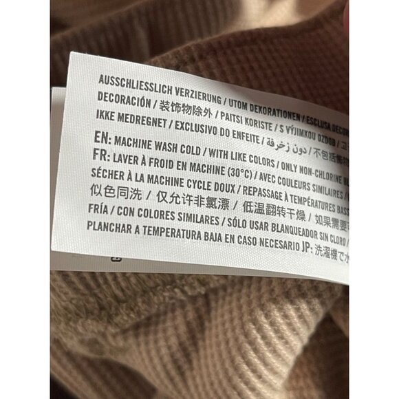 Gilly Hicks Womens Beige Waffle Knit Lounge Pants XXL Stretch Fabric - Picture 10 of 11